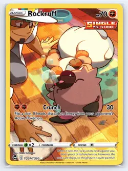 Rockruff TG07/TG30 - Pokemon Silver Tempest Trainer Gallery - Ultra Rare - NM - Image 1