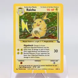 Pokemon TCG - Raichu 14/62 Fossil Holo Rare WOTC - EXC/NM - Image 2