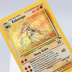 Pokemon TCG - Kabutops 9/62 Fossil Holo Rare WOTC - EXC - Image 1