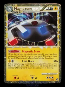 Pokemon Card Magnezone 96/102 HGSS Triumphant Holo Foil Prime Rare LP 2010 - Image 1