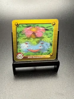 1999 Pokemon Action Flipz Series One 3-D Chase S-2 Venusaur GOLD - Image 2