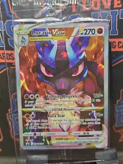 Pokemon TCG Lucario VSTAR SEALED PROMO SWSH291 Rare Holo (INV-2) - Image 1