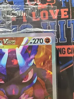 Pokemon TCG Lucario VSTAR SEALED PROMO SWSH291 Rare Holo (INV-2) - Image 3