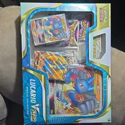 Pokemon TCG Lucario VSTAR Special Collection Box English Promo Sealed 6+ - Image 2