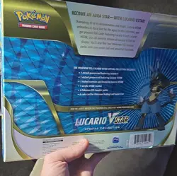Pokemon TCG Lucario VSTAR Special Collection Box English Promo Sealed 6+ - Image 3