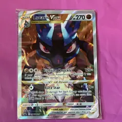 Pokemon TCG Lucario VSTAR SWSH291 Sword & Shield Promo Holo EN 2022 HP270 - Image 1