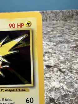 Pokemon TCG Zapdos 16/102 Holo Base Set Unlimited MP - Image 4