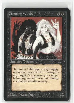 Cuombajj Witches Common Arabian Nights Magic: The Gathering Lightly Played - Image 1