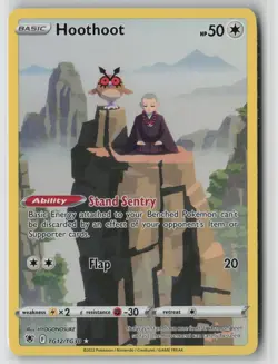 Hoothoot TG12/TG30 Holo Astral Radiance Trainer Gallery Pokemon NM - Image 1