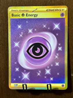 Pokemon TCG ~ PSYCHIC ENERGY 180/165 ~ 151 ~ HYPER RARE SECRET RARE - Image 1