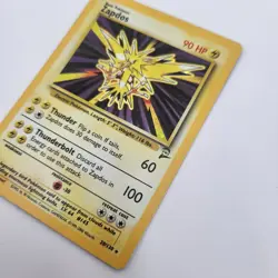 Pokemon TCG Zapdos Base Set 2 Holo Rare Card 20/130 LP Vintage - Image 4
