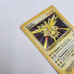 Pokemon TCG Zapdos Base Set 2 Holo Rare Card 20/130 LP Vintage - Image 5