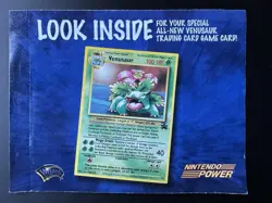 WOTC Pokemon Nintendo Power Venusaur Holo Black Star Sealed Promo 1998 - Image 1