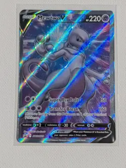 Pokemon TCG - Mewtwo V SWSH229 Black Star Promo Sword & Shield Promos NM - Image 1