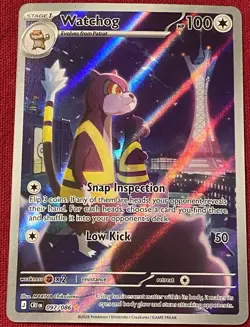 Watchog 97/86 Chaos Rising CRI Illustration Rare Holo Full Art 2026 w/Top Loader - Image 1