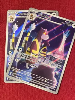 Watchog 97/86 Chaos Rising CRI Illustration Rare Holo Full Art 2026 w/Top Loader - Image 3