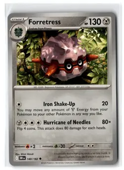 2025 Scarlet & Violet Series - Destined Rivals Forretress #140 Uncommon - Image 1