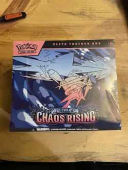 Pokemon TCG Chaos Rising ETB Elite Trainer Box Sealed NEW - Image 1