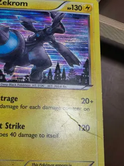 DMG Zekrom 51/113 Holo Rare Legendary Treasures Pokemon Holo - Image 2