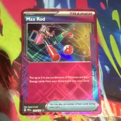 Pokemon TCG Plasma Freeze Max Rod 116/131 Reverse Holo Uncommon Eng Trainer - Image 1