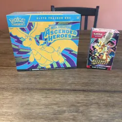 Pokemon TCG Ascended Heroes ETB + Booster Bundle | Sealed Authentic - Image 1