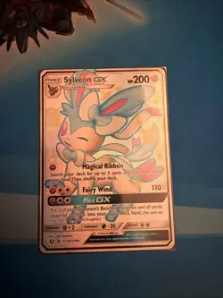 Pokemon TCG Sylveon GX Full Art SV76/SV94 Hidden Fates Shiny Vault - Image 1