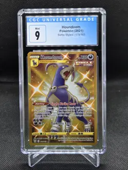 Pokemon Battle Styles Houndoom 179/163 CGC Mint 9 - Image 1