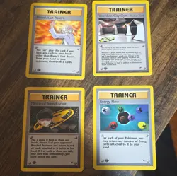 Pokemon TCG 1999 Wizards Vintage Lot Blaine's Last Resort & Trainer 1st edition - Image 1