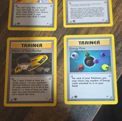 Pokemon TCG 1999 Wizards Vintage Lot Blaine's Last Resort & Trainer 1st edition - Image 3