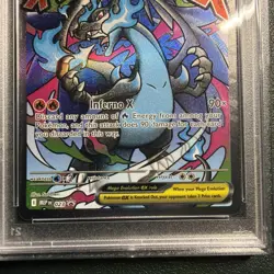 2025 POKEMON MEP EN-ME BLACK STAR PROMO #023 MEGA CHARIZARD X EX PSA 9 - Image 3