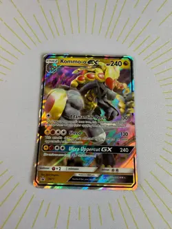 Kommo-o GX - SM71 Holo Promo Sun & Moon Promo Pokemon Holo LP - Image 2