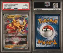 2022 POKEMON SWORD & SHIELD LOST ORIGIN #131 GIRATINA VSTAR PSA 10 - Image 3
