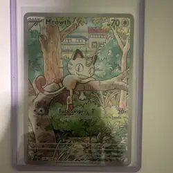 2025 Pokemon Phantasmal Flames Meowth Illustration Rare #106/094 - Image 1