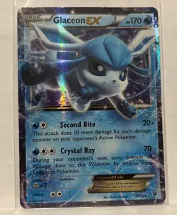 Glaceon EX Ultra Rare XY - Fates Collide 20/124 Pokemon - Image 1