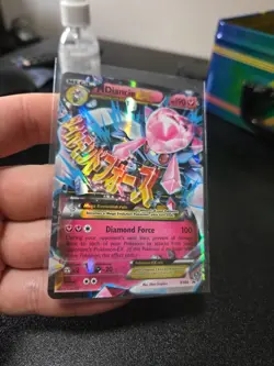 Mega M Diancie EX XY44 Holo Rare Pokemon TCG Card XY Black Star Promo LP Eng - Image 1