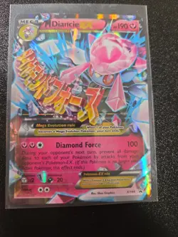 Mega M Diancie EX XY44 Holo Rare Pokemon TCG Card XY Black Star Promo LP Eng - Image 3