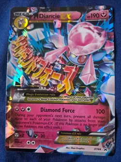 Pokemon TCG Mega-Diancie-EX XY XY44 Holo Promo Card - Image 1