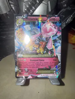 Pokemon TCG Mega-Diancie-EX XY XY44 Holo Promo Card Lightly Played - Image 1
