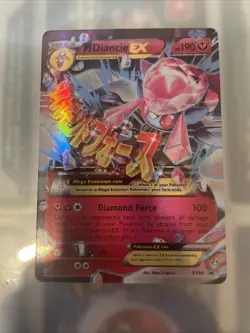 Pokemon TCG Mega-Diancie-EX XY XY44 Holo Promo Card - Image 1