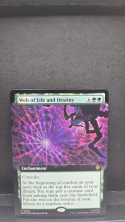 Web of Life and Destiny (Extended Art) 268 Marvel's Spider-Man MTG NM Foil - Image 1