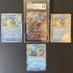 Pokemon Gyarados VMAX 029/203 Evolving Skies CGC 10 Plus 3 Bonus Cards! - Image 2