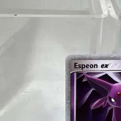Pokemon Unseen Forces 2005 Espeon EX 102/115 Ultra Rare Holo Card Damage - Image 3