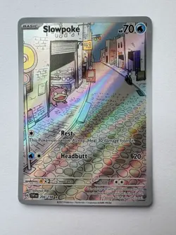 Slowpoke 204/198 Pokemon TCG Scarlet & Violet Illustration Rare NM English - Image 1
