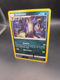 Pokemon Umbreon TCG 120/214 Rare Lost Thunder Non-Holo Card MP - Image 3