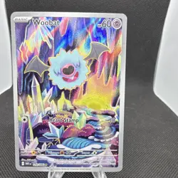 Woobat 119/086 SV: White Flare Illustration Rare Holo ENG 60 HP Basic - Image 1