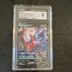 CGC 9 Darkrai V 098/189 SwSh10 Astral Radiance Ultra Rare Holo (2022) - Image 1