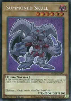 Yugioh! Summoned Skull, BLGG-EN001, Secret Rare, 1st Edition - Image 1