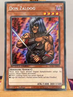 Don Zaloog SGX1-DEI04 Secret Rare Deutsch NM YUGIOH - Image 1