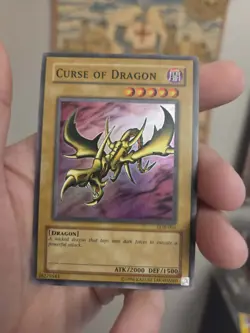 Yugioh Curse of Dragon LOB-066 Super Rare Original Print - Image 1