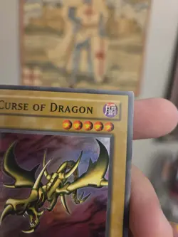 Yugioh Curse of Dragon LOB-066 Super Rare Original Print - Image 2
